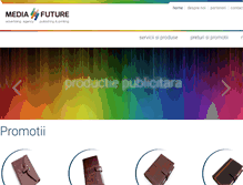 Tablet Screenshot of mediafuture.ro